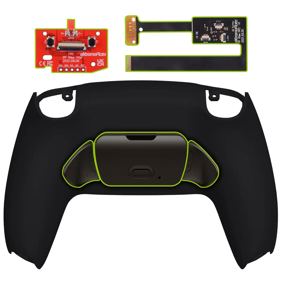 Extremerate Black Real Metal Buttons (Rmb) Version Rise 2.0 Remap Kit For Ps5 Controller Bdm-010/020 - Black 1