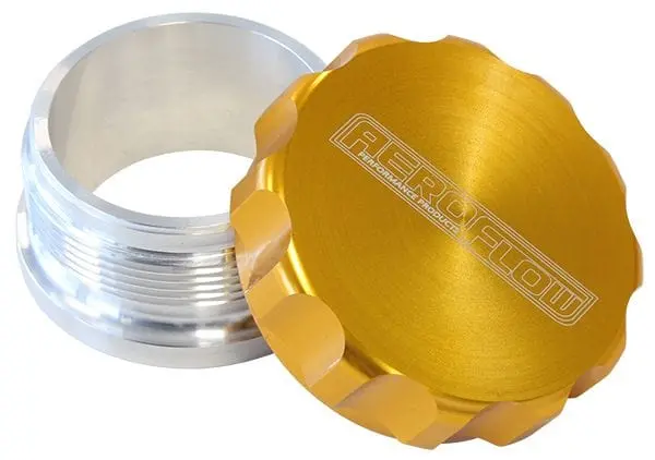 1.5" Billet Aluminum Weld-On Fuel Filler Neck With Gold Anodized Cap – Af460-24G 1