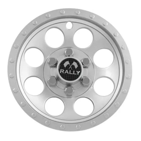 10" Silver Metallic Rally Wheel Cover Pn# 6096-Sm 1
