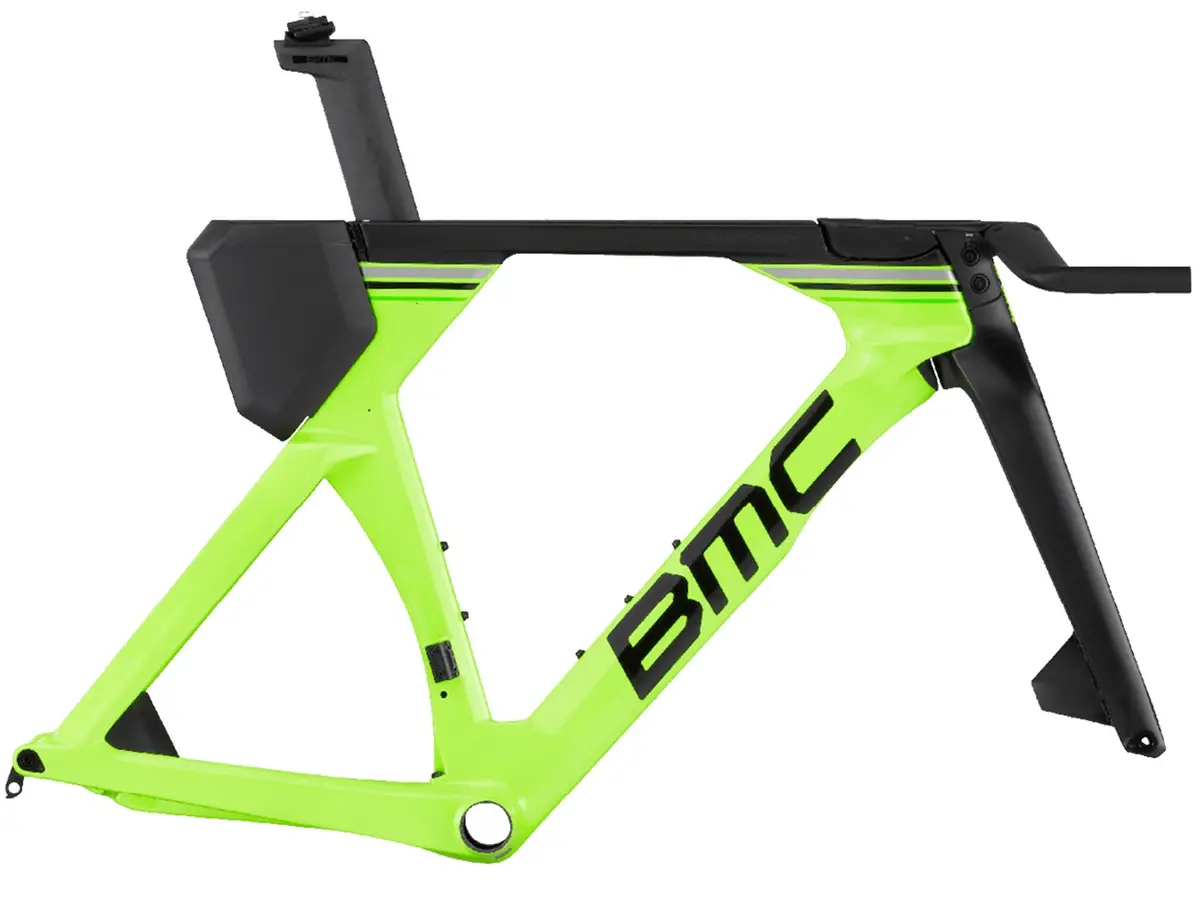 Bmc Tm01 Disc Tt/Triathlon Bike Frameset V1 Green Black Carbon My22 P2p 1