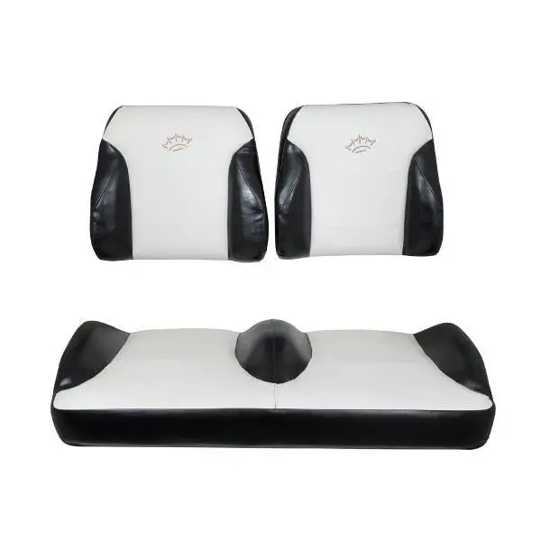 Club Car Precedent Black/White Suite Seats (Years 2004-2011) Pn# 31810 1