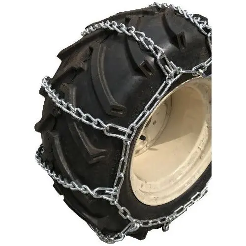 18 X 8.50 - 8 Heavy Duty Tire Chain (Pair) 4 Link 1