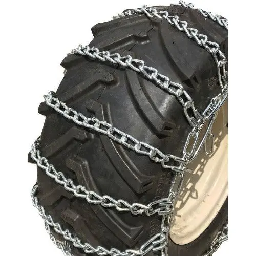 18 X 6.50 - 8 Heavy Duty Tire Chain (Pair) 2 Link 1