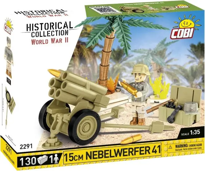Cobi-2291 Cobi 130 Pcs Hc Wwii /2291/ 15Cm Nebelwerfer 41 Dak 1