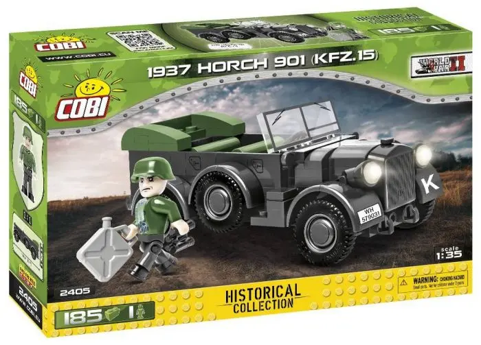 Cobi-2405 Cobi 185 Pcs Historical Collection Wwii /2405/ 1937 Horch 901 (Kfz.15) 1