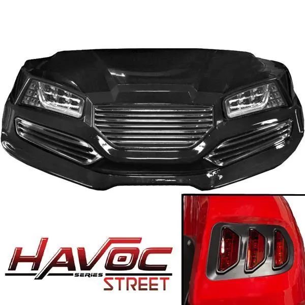 Yamaha G29/Drive Havoc Street Body Kit In Black (Years 2007-2016) Pn# 05-048Ks 1