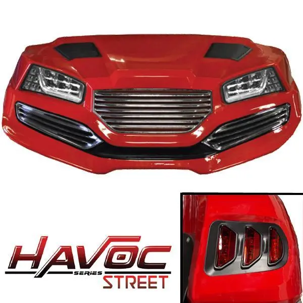 Yamaha G29/Drive Havoc Street Body Kit In Red (Years 2007-2016) Pn# 05-046Ks 1