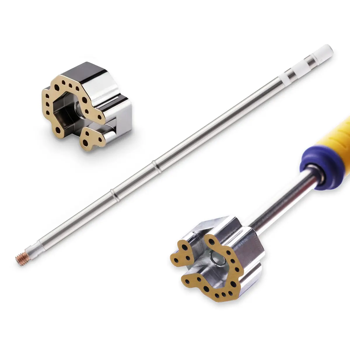 Extremerate 3D Joystick Desoldering Iron Tip With Heating Stick Compatible With T12 Soldering Station For Ps4 & Ps5 & Xbox One/Series S X & Switch Pro Controller 13Mm Analog Sticks Repair Tools 1