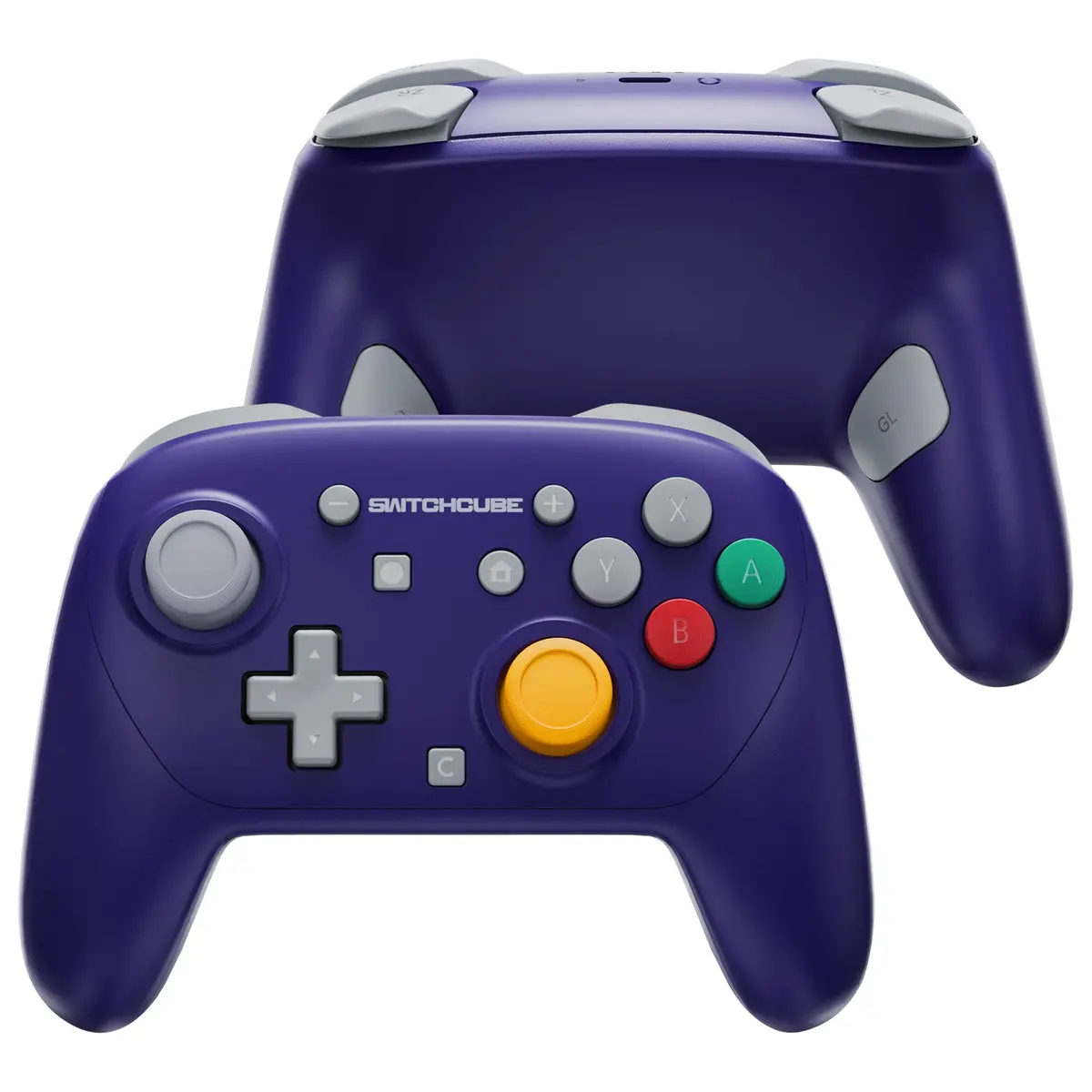 Extremerate Diy Replacement Full Set Shells With Buttons For Nintendo Switch 2 Pro Controller - Classic Switchcube Style 1