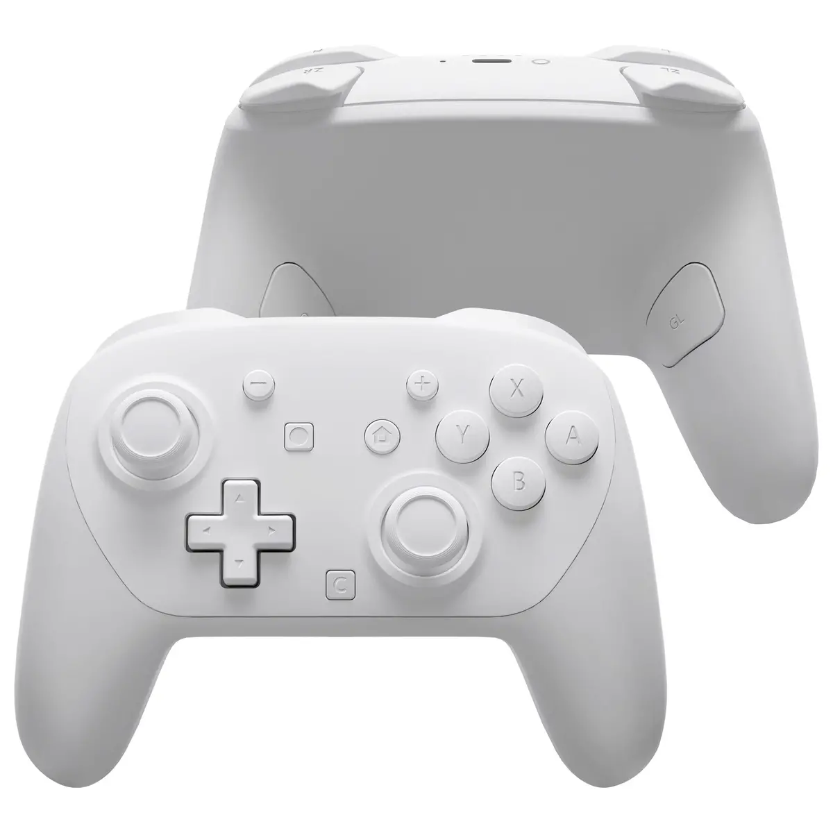 Extremerate Diy Replacement Full Set Shells With Buttons For Nintendo Switch 2 Pro Controller - White 1