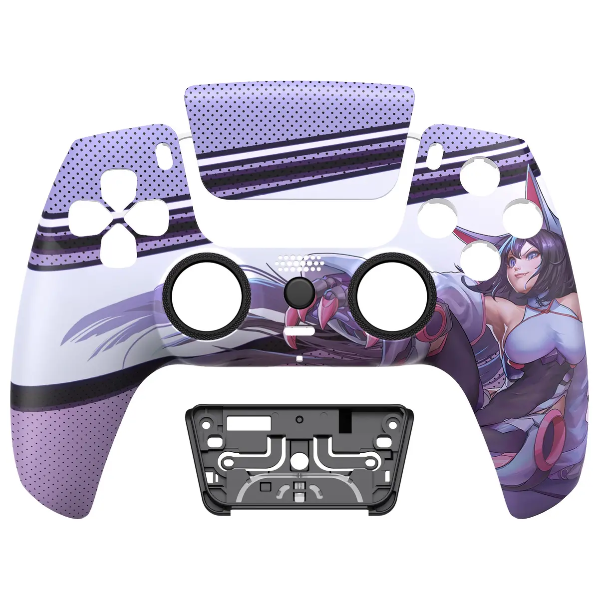 Extremerate Luna Redesigned Replacement Front Shell With Touchpad Compatible With Ps5 Controller Bdm-010/020/030/040/050/060 - Neko Mecha 1