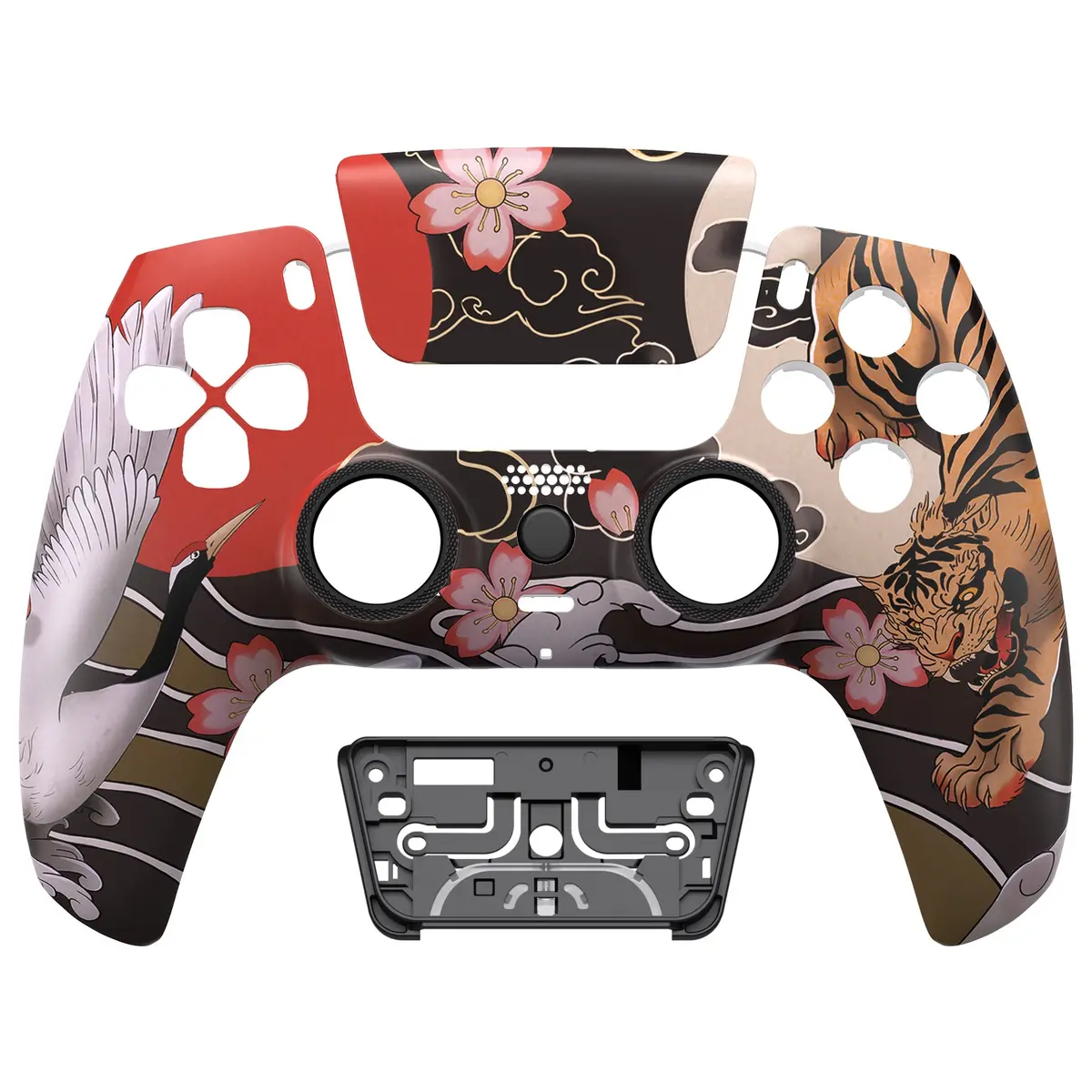Extremerate Luna Redesigned Replacement Front Shell With Touchpad Compatible With Ps5 Controller Bdm-010/020/030/040/050/060 - Tiger & Crane 1