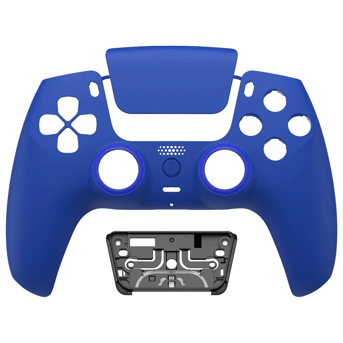 Extremerate Luna Redesigned Replacement Front Shell With Touchpad Compatible With Ps5 Controller Bdm-010/020/030/040/050 - Blue 1