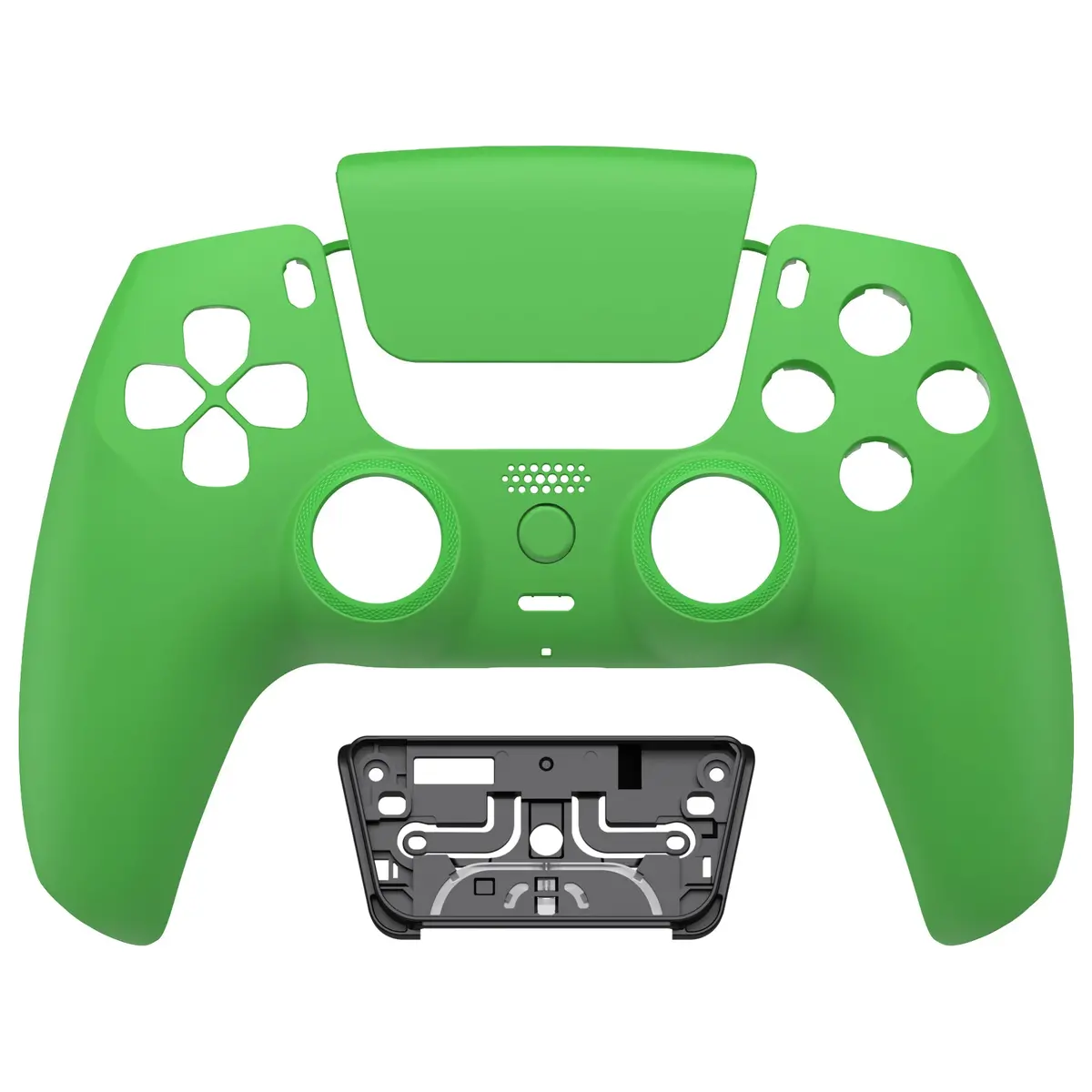 Extremerate Luna Redesigned Replacement Front Shell With Touchpad Compatible With Ps5 Controller Bdm-010/020/030/040/050 - Green 1