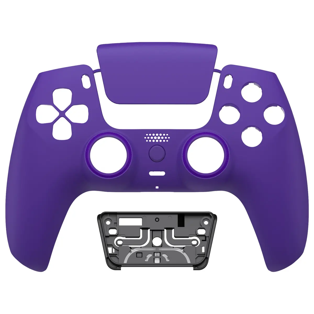 Extremerate Luna Redesigned Replacement Front Shell With Touchpad Compatible With Ps5 Controller Bdm-010/020/030/040/050 - Purple 1