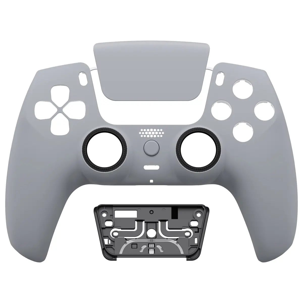 Extremerate Luna Redesigned Replacement Front Shell With Touchpad Compatible With Ps5 Controller Bdm-010/020/030/040/050 - New Hope Gray 1