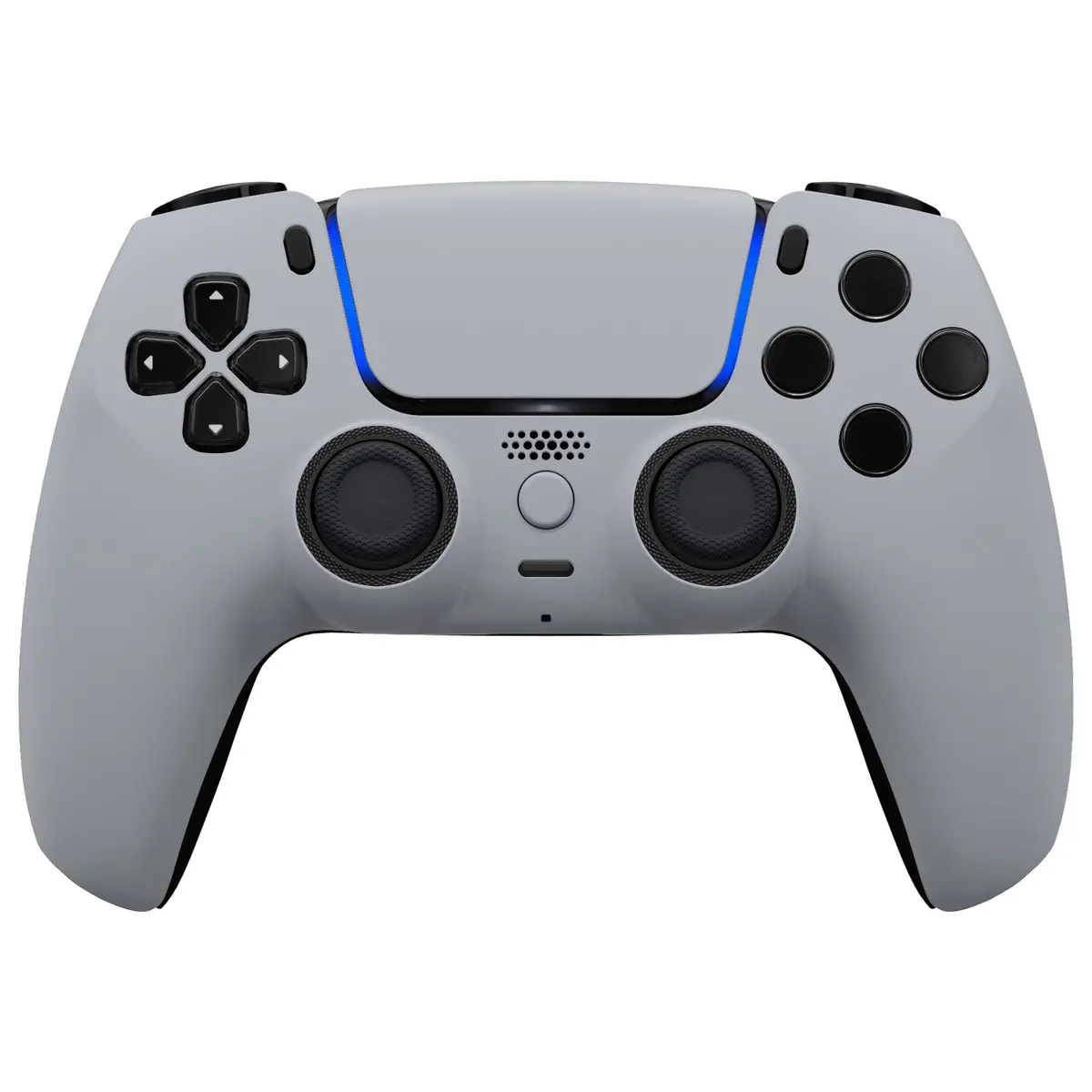 Extremerate Luna Redesigned Replacement Front Shell With Touchpad Compatible With Ps5 Controller Bdm-010/020/030/040/050 - New Hope Gray 2