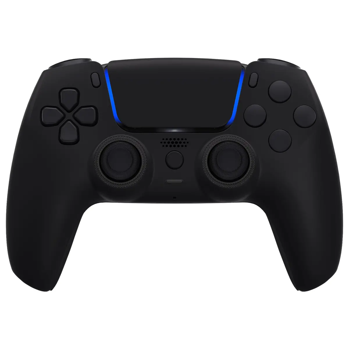 Extremerate Luna Redesigned Replacement Full Set Shells With Buttons Compatible With Ps5 Controller Bdm-030/040/050/060 - Black 1
