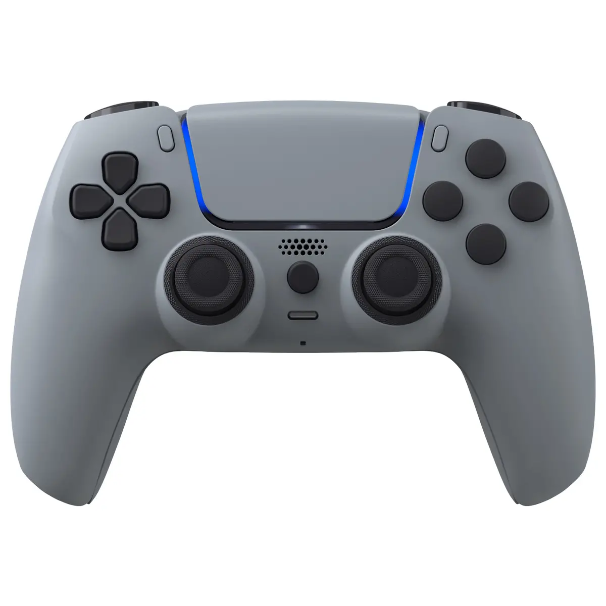 Extremerate Luna Redesigned Replacement Full Set Shells With Buttons Compatible With Ps5 Controller Bdm-030/040/050 - New Hope Gray 1