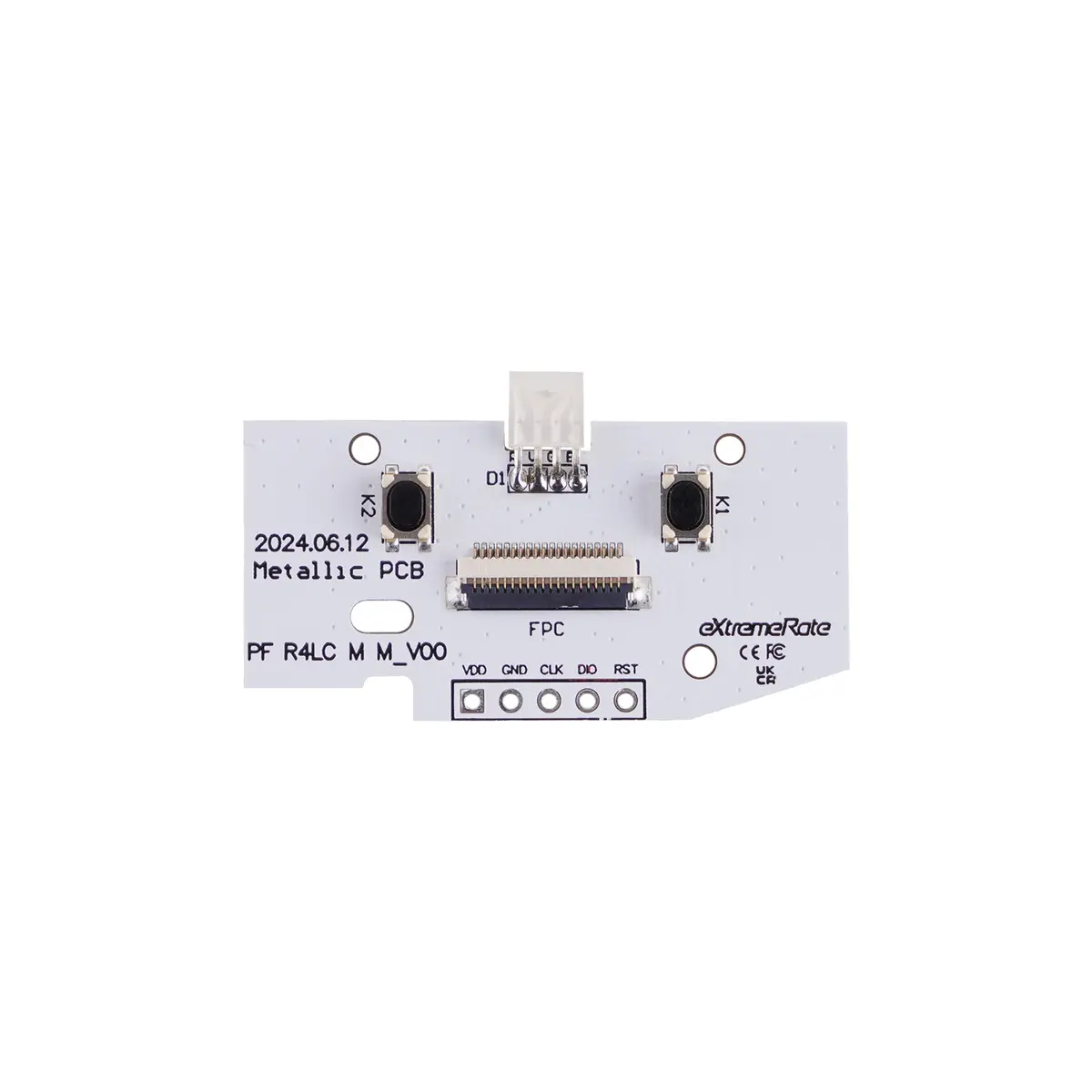 Extremerate Replacement Remap Board For Extremerate Real Metal Buttons (Rmb) Version Rise4 Plus Max Back Paddles Kit, Compatible With Ps5 Controller Bdm-010/020/030/040/050/060 1