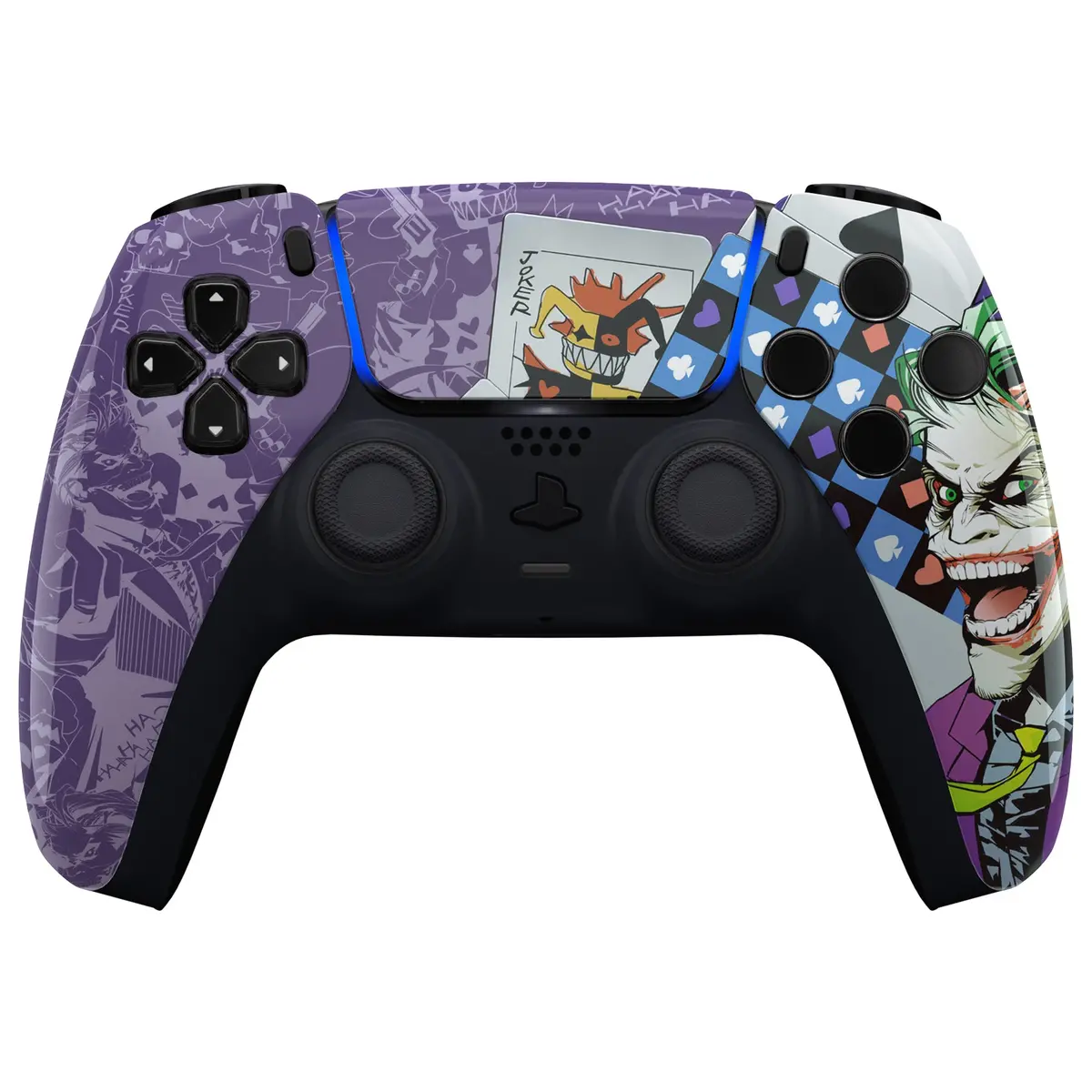 Extremerate Replacement Front Housing Shell With Touchpad Compatible With Ps5 Controller Bdm-010/020/030/040/050 - Clown Cards 2
