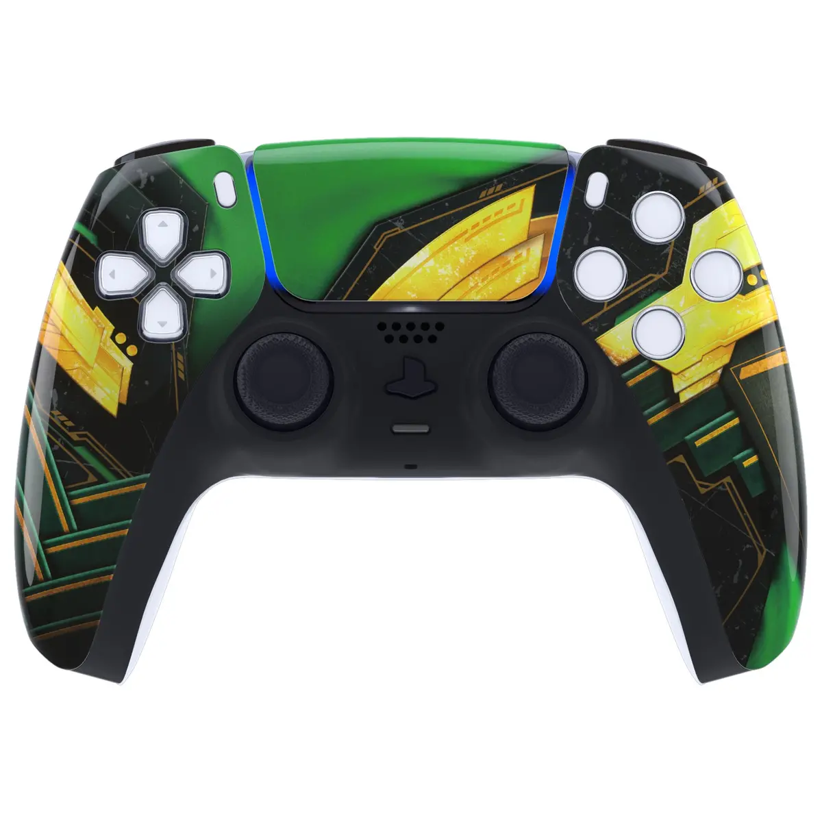 Extremerate Replacement Front Housing Shell With Touchpad Compatible With Ps5 Controller Bdm-010/020/030/040/050 - Armor Of Ragnarok 2