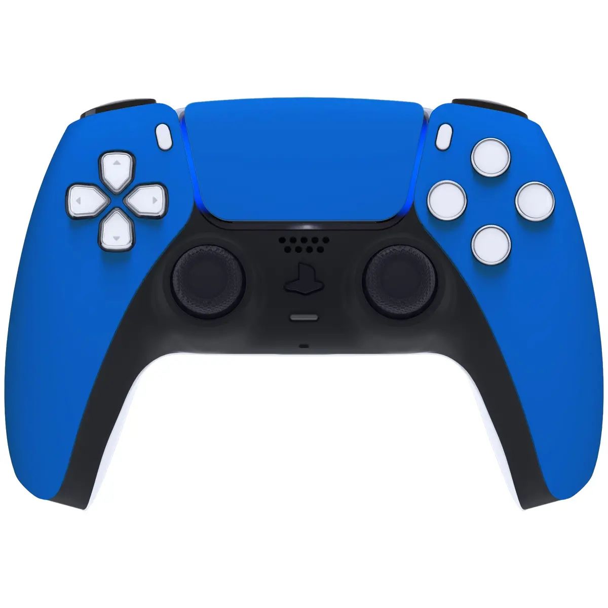 Extremerate Replacement Front Housing Shell With Touchpad Compatible With Ps5 Controller Bdm-010/020/030/040/050 - Blue 2