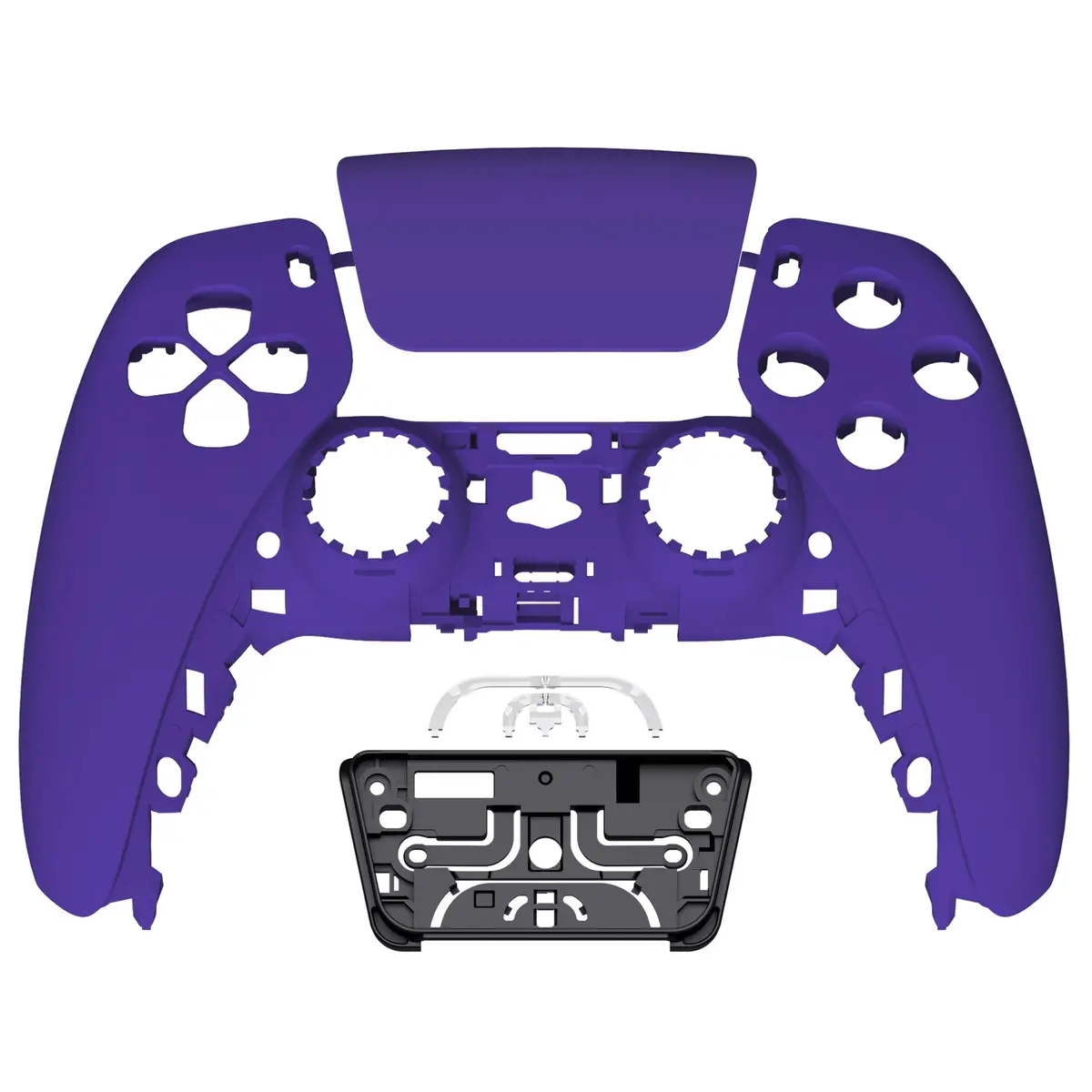 Extremerate Replacement Front Housing Shell With Touchpad Compatible With Ps5 Controller Bdm-010/020/030/040/050 - Purple 1