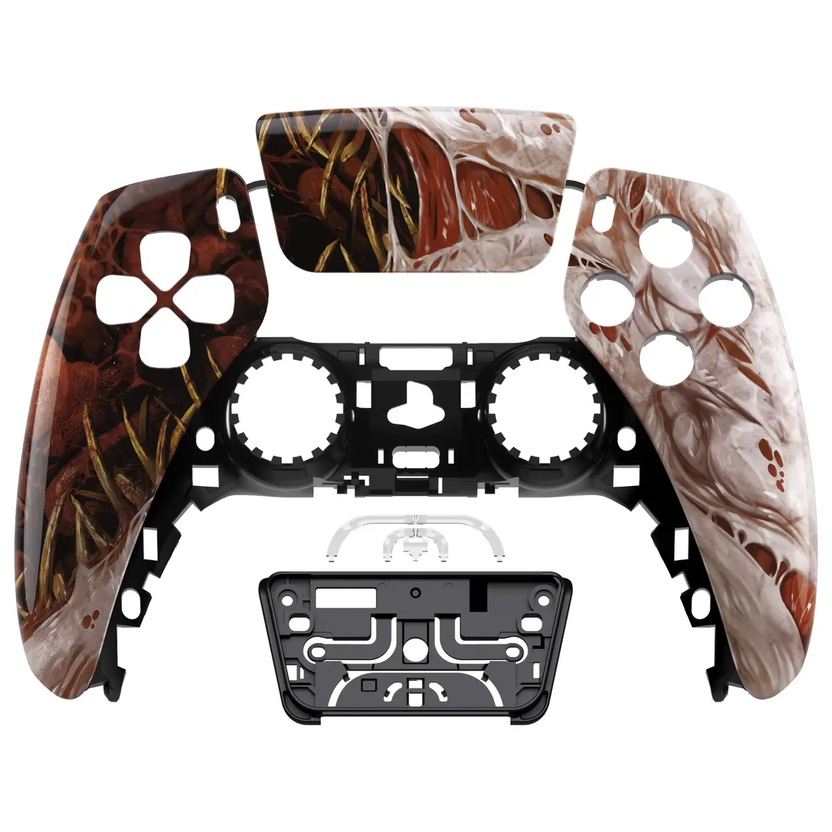 Extremerate Replacement Front Housing Shell With Touchpad Compatible With Ps5 Controller Bdm-010/020/030/040/050 - Xeno Species 1
