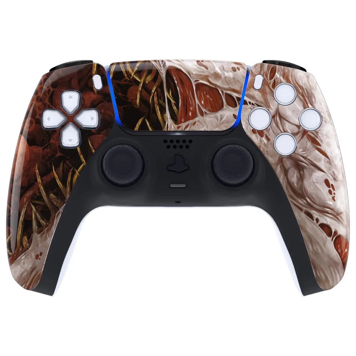 Extremerate Replacement Front Housing Shell With Touchpad Compatible With Ps5 Controller Bdm-010/020/030/040/050 - Xeno Species 2