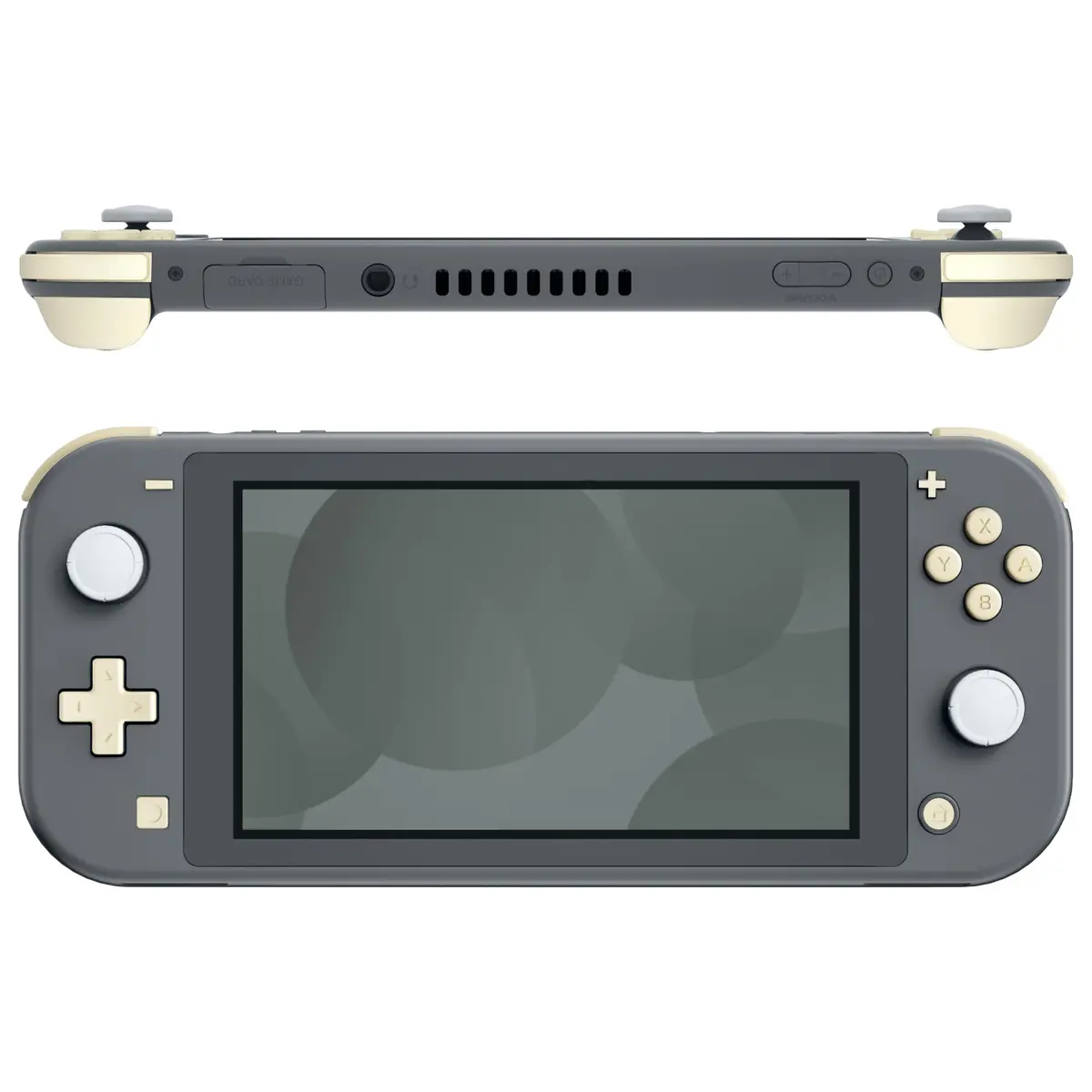 Extremerate Replacement Full Set Buttons For Ns Switch Lite - Antique Yellow 1
