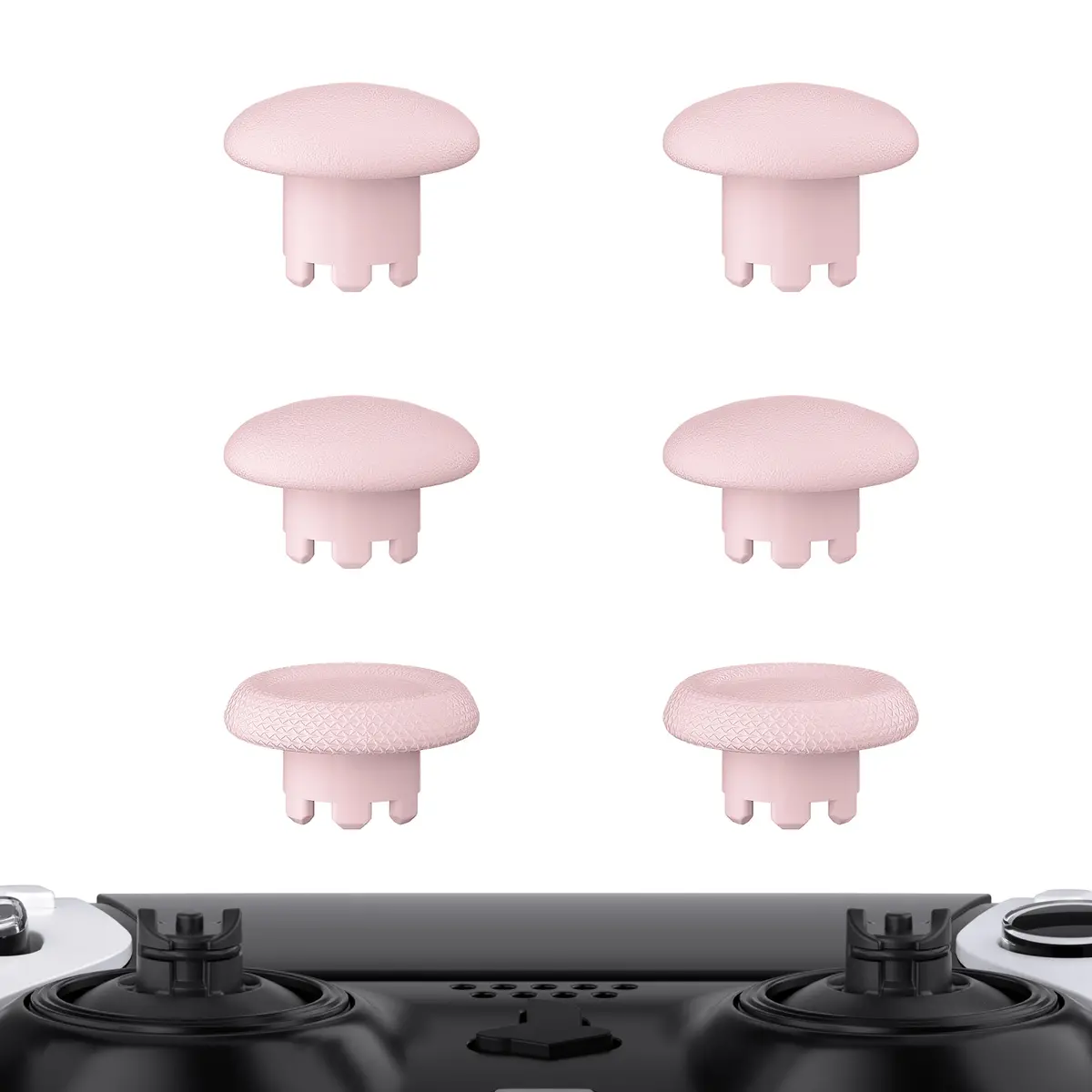Extremerate Replacement Swappable Thumbsticks For Ps5 Edge Controller - Cherry Blossoms Pink 1