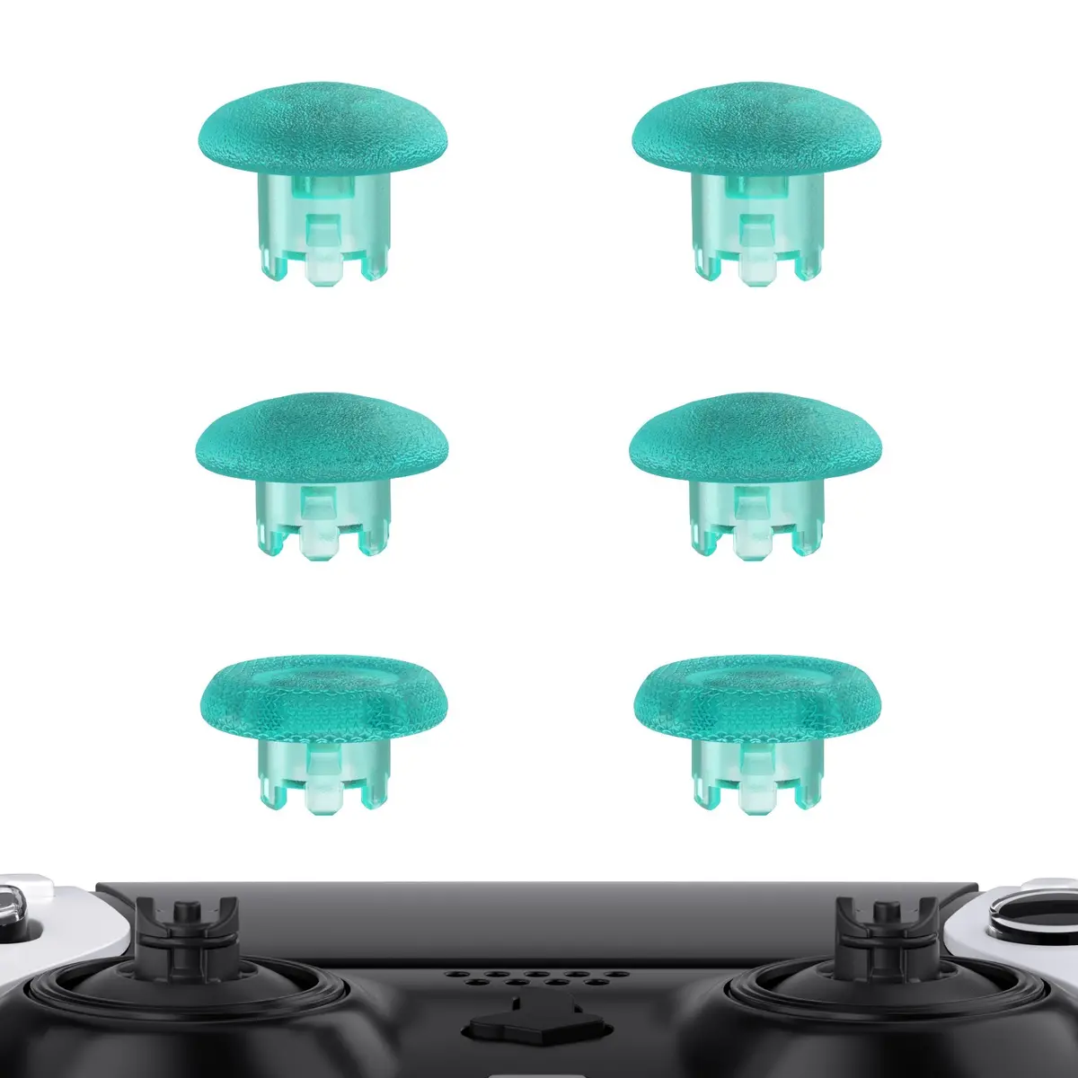 Extremerate Replacement Swappable Thumbsticks For Ps5 Edge Controller - Emerald Green 1