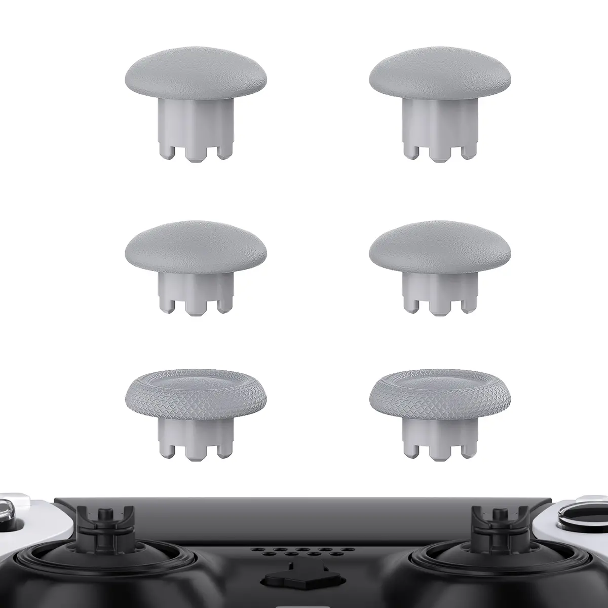 Extremerate Replacement Swappable Thumbsticks For Ps5 Edge Controller - New Hope Gray 1