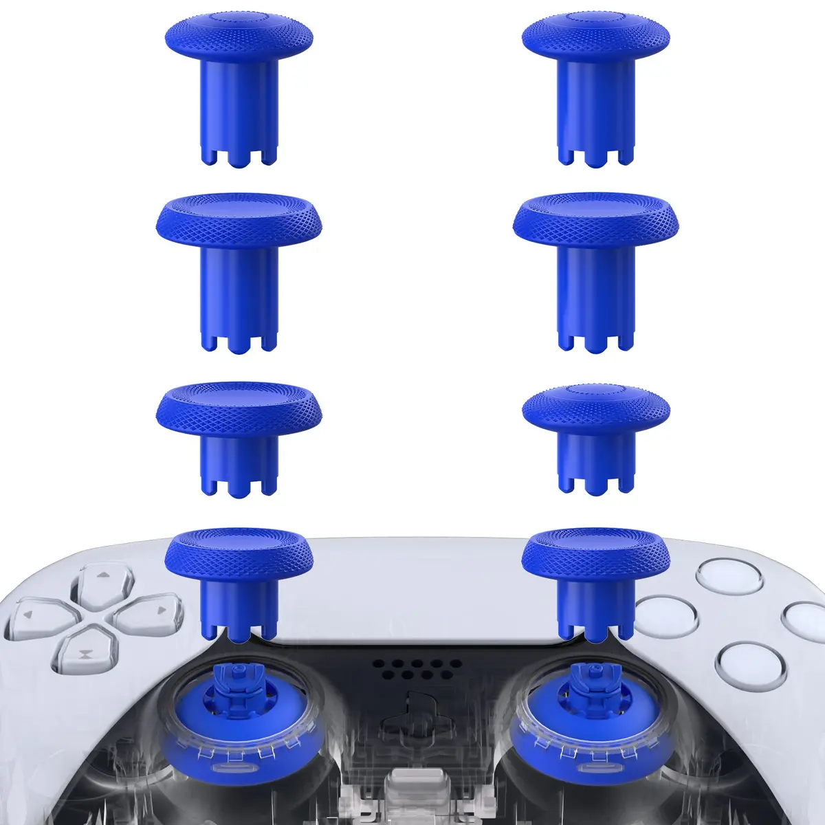 Extremerate Thumbsgear V3 Interchangeable Ergonomic Thumbstick For Ps5 & Ps4 Controller - Blue 1