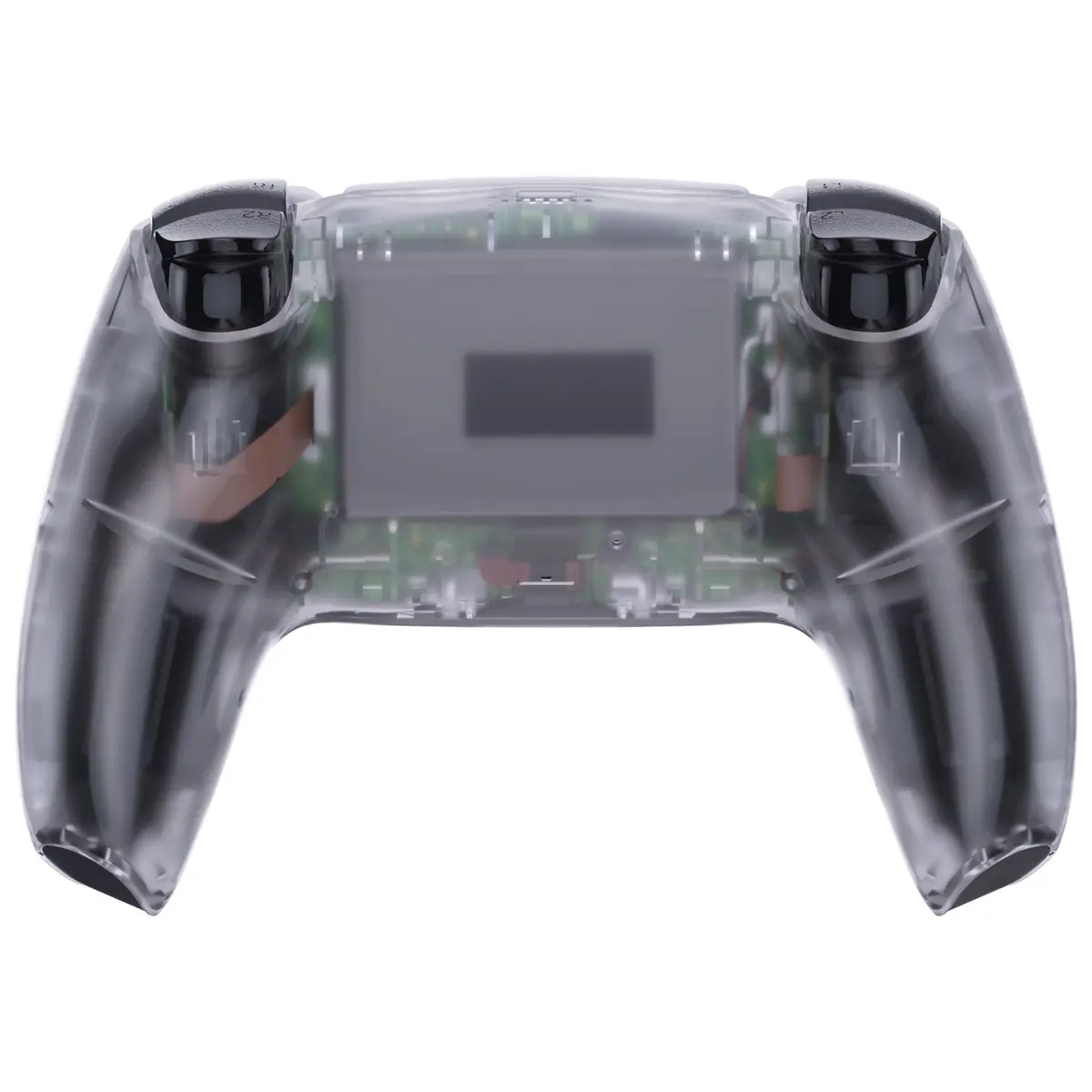 Extremerate Replacement Back Housing Bottom Shell Compatible With Ps5 Controller Bdm-010/020/030/040/050 - Clear 2