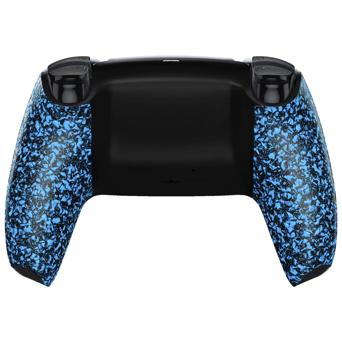 Extremerate Replacement Back Housing Bottom Shell Compatible With Ps5 Controller Bdm-010/020/030/040/050 - Textured Blue 2