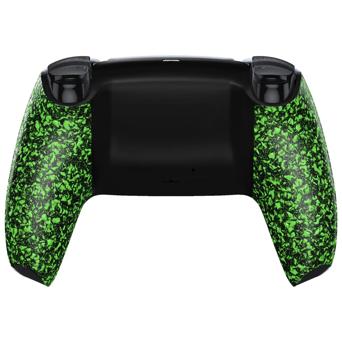 Extremerate Replacement Back Housing Bottom Shell Compatible With Ps5 Controller Bdm-010/020/030/040/050 - Textured Green 2