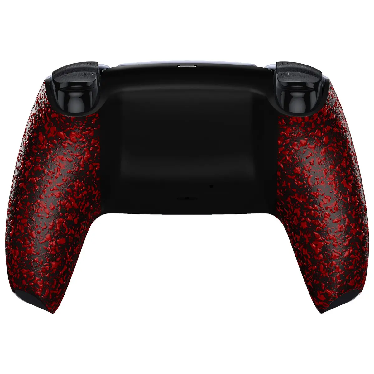 Extremerate Replacement Back Housing Bottom Shell Compatible With Ps5 Controller Bdm-010/020/030/040/050 - Textured Red 2