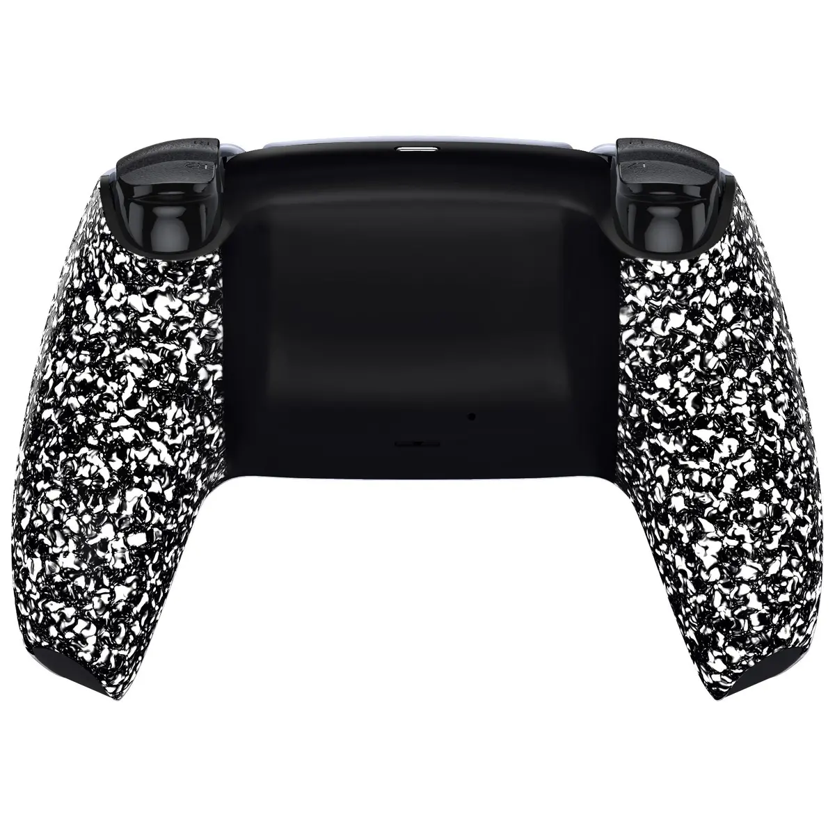 Extremerate Replacement Back Housing Bottom Shell Compatible With Ps5 Controller Bdm-010/020/030/040/050 - Textured White 2