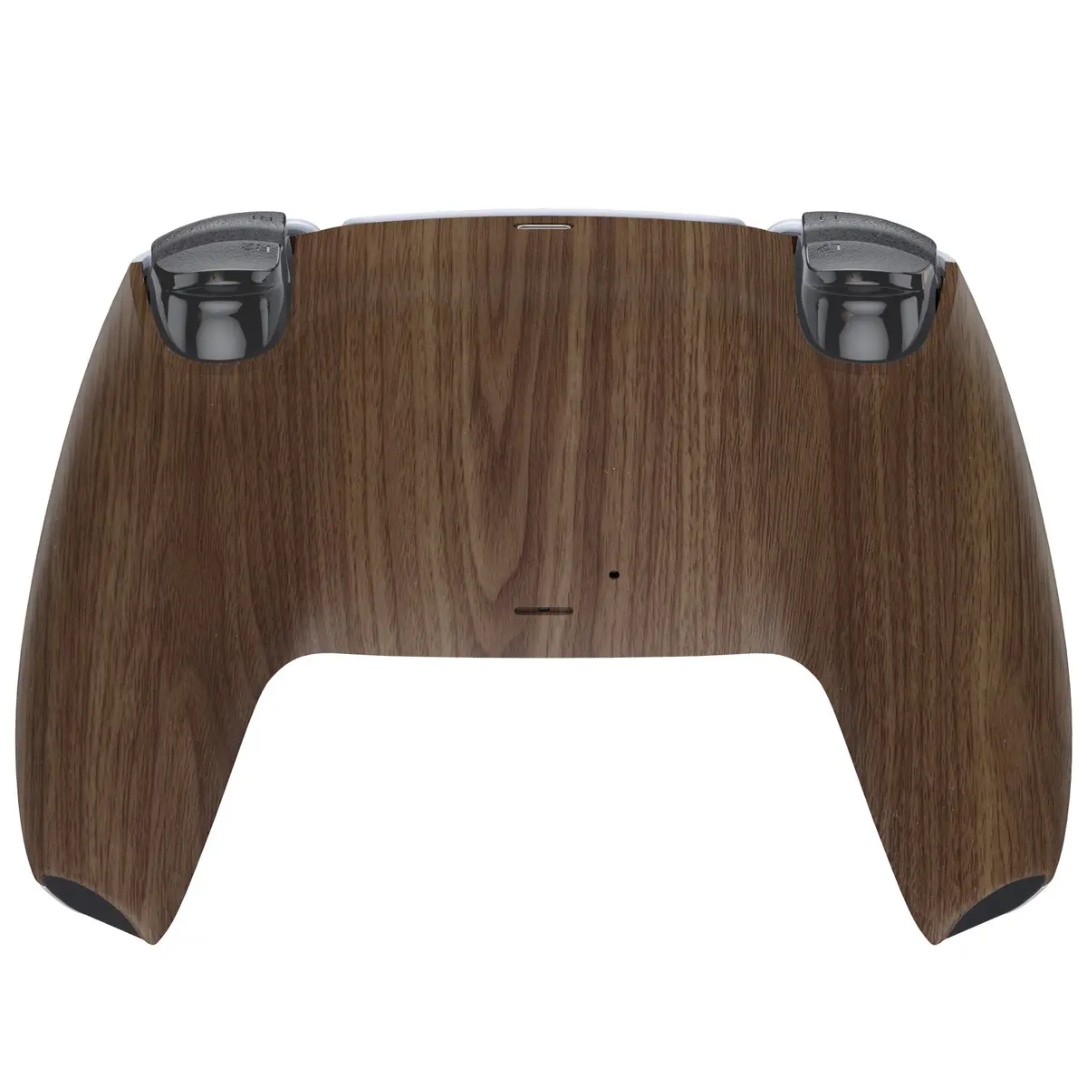 Extremerate Replacement Back Housing Bottom Shell Compatible With Ps5 Controller Bdm-010/020/030/040/050 - Wood Grain 2