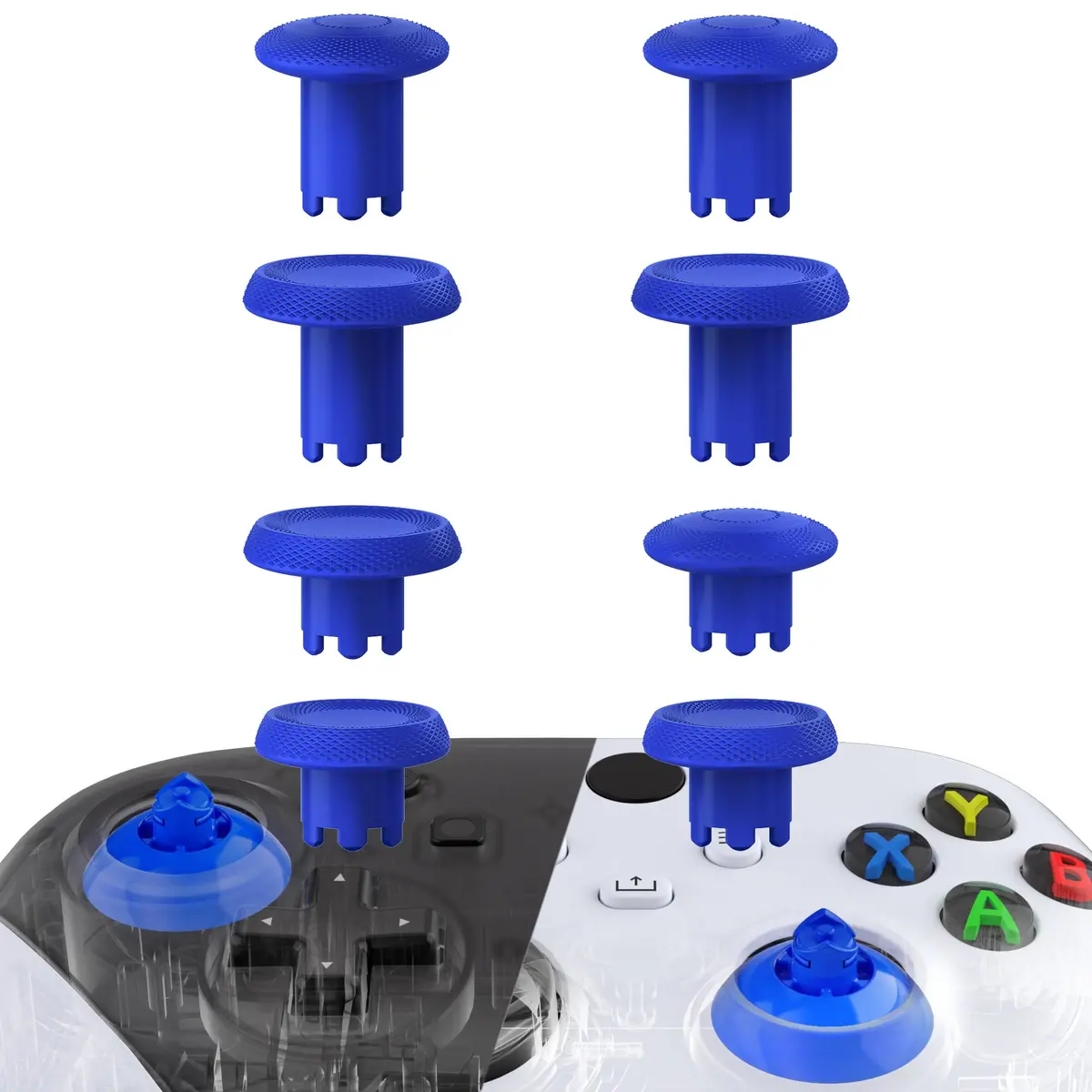 Extremerate Thumbsgear V3 Interchangeable Thumbsticks For Xbox Core Controller & Xbox One S/X/Elite Controller & Nintendo Switch Pro Controller - Blue 1
