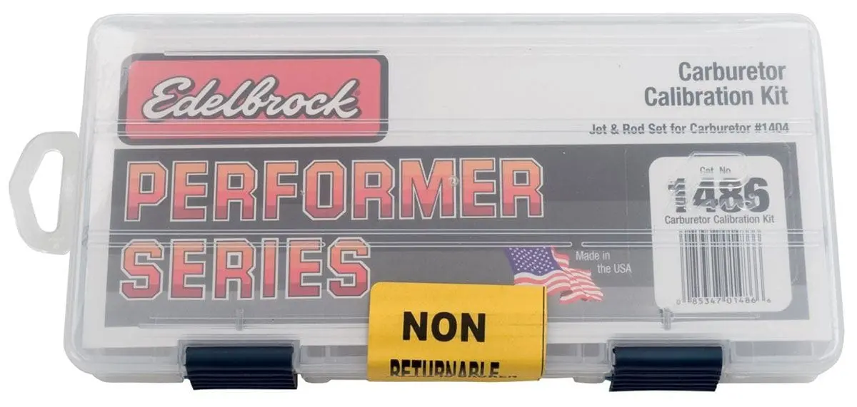 Edelbrock Ed1486 Calibration Kit For Performer And Thunder Series Carburetors 1