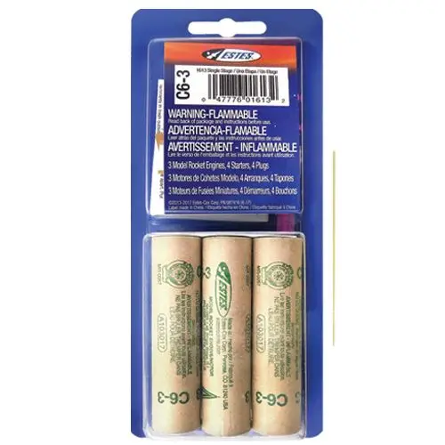 Est1613 Estes Rockets C6-3 (3 Ea) 1