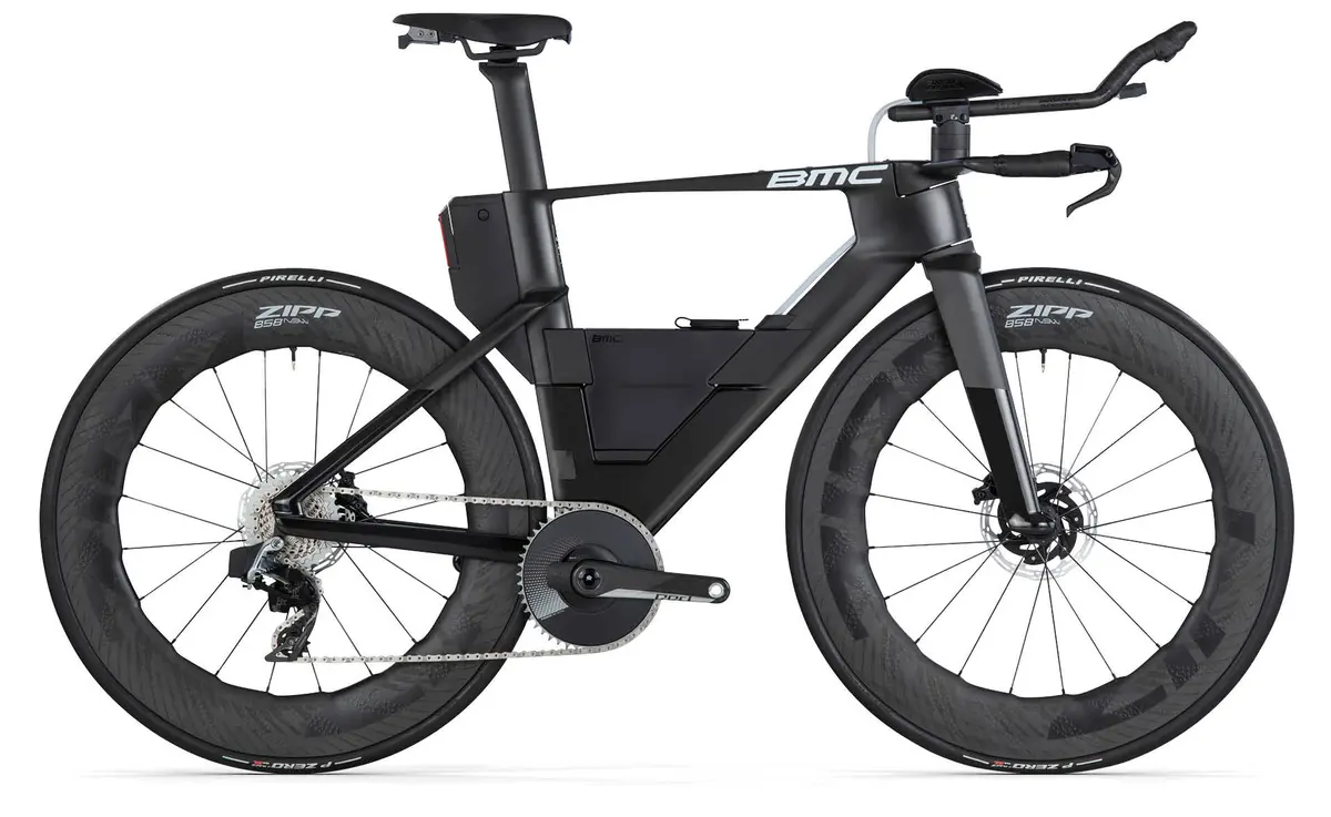 Bmc Speedmachine 00 Ltd Tt/Triathlon Bike - Sram Red Axs 1X12 - Carbon Black/White 1