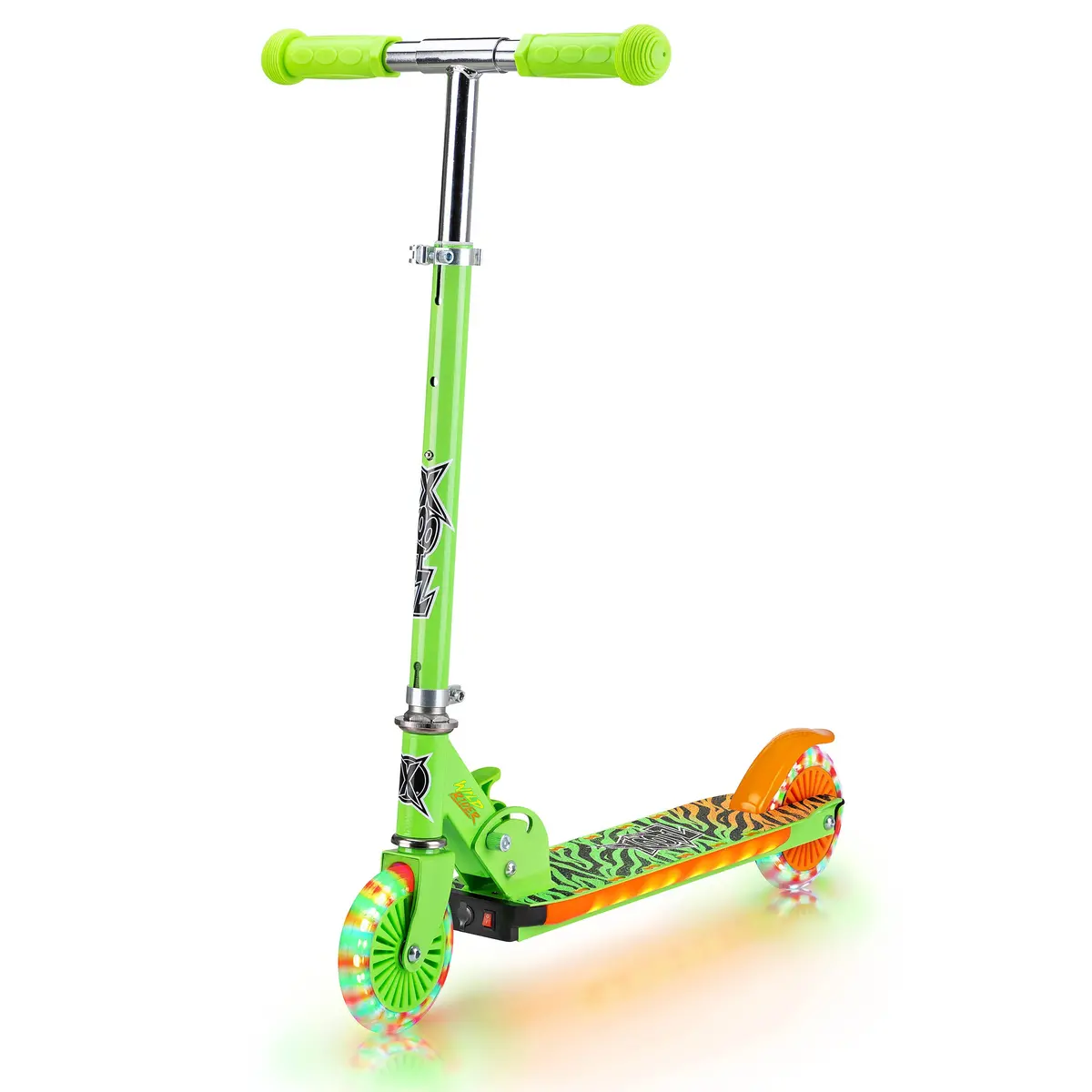 Wild Rider - Light Up Led Scooter - Green 1