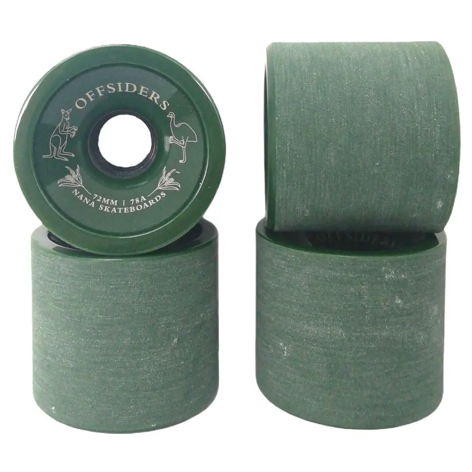Nana Skateboard Wheels 72Mm Offsiders Green 1