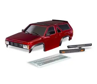 11011-Red Traxxas Body, 1988 Nissan Pathfinder Complete - Red 1
