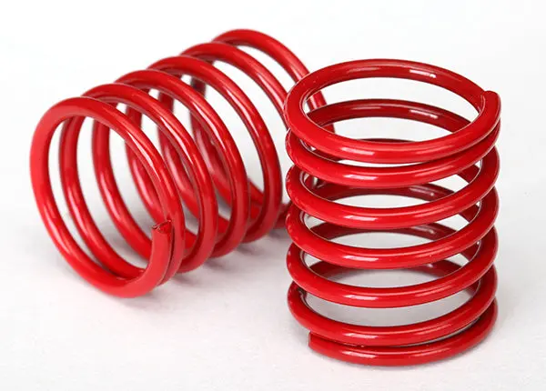 8362 Traxxas Spring, Shock (Red) (2) 1