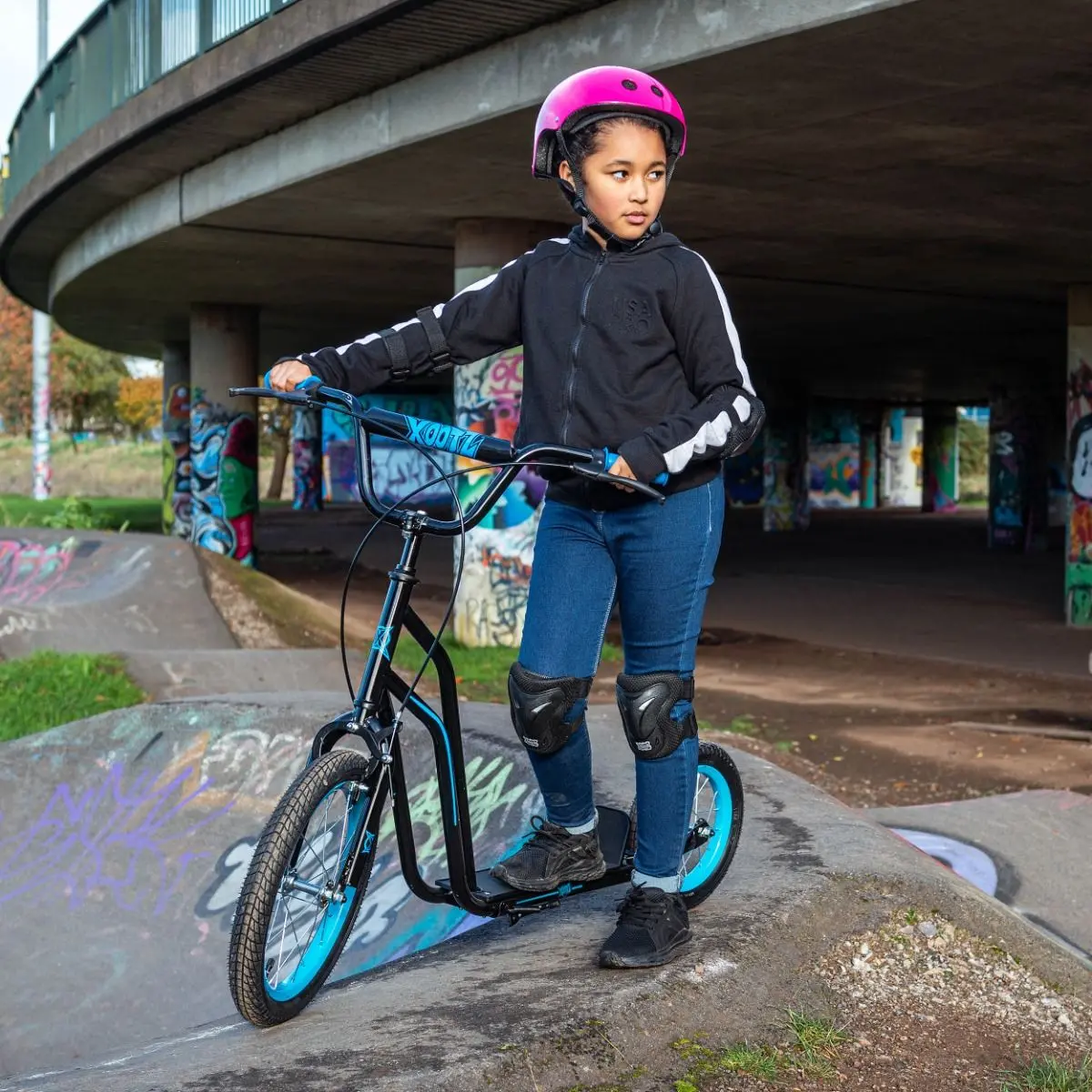 Bmx Scooter - Blue 2
